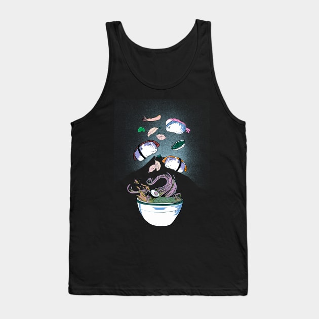 Sushi - all you can eat - strange - black version Tank Top by Uwaki